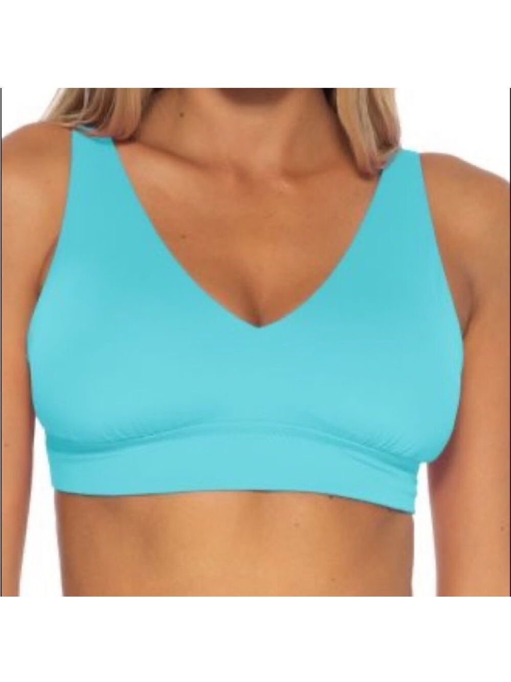 NEW Becca Brooke Bralette Color Code Blue Size D